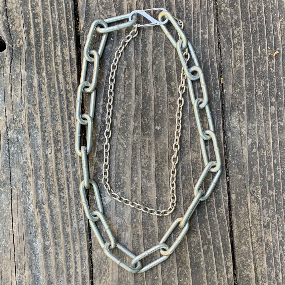 Double chain necklace